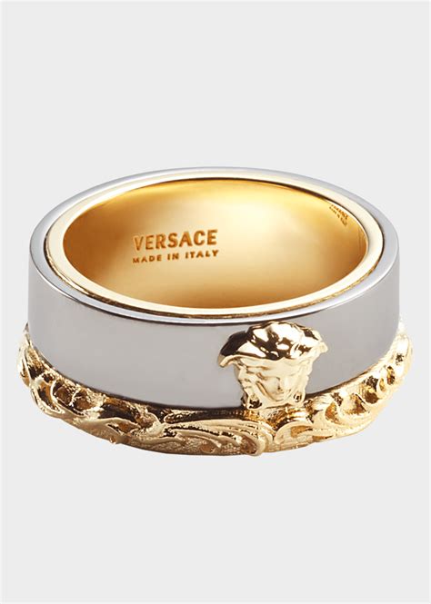 sterling silver versace ring|Versace ring sale.